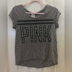 Victoria’s Secret PINK Studded Tee. Size XS